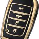 Key Fob Cover Fit for Toyota Camry Mirai 2025 Crown Corolla Grand Highlander Tundra Venza Sequoia