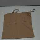 SUUKSESS Women Bustier No Boning Corset Tops Fitted Going Out Tank Tops Trendy Y2k Camisoles (Coffee, S)