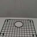 Starstar Sinks Protector Matte Black 304 Stainless Steel Kitchen Sink Bottom Grid, Rack (15.5 Length x 10.25 Width)