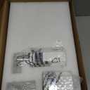 Creative Scents Quilted Mirror 6 Piece Bathroom Accessories Set