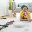 Toyvian Toy Robot Vacuum That Works, Kids Sweeping Robot Cleaning Machine, Boys Playhouse Toy