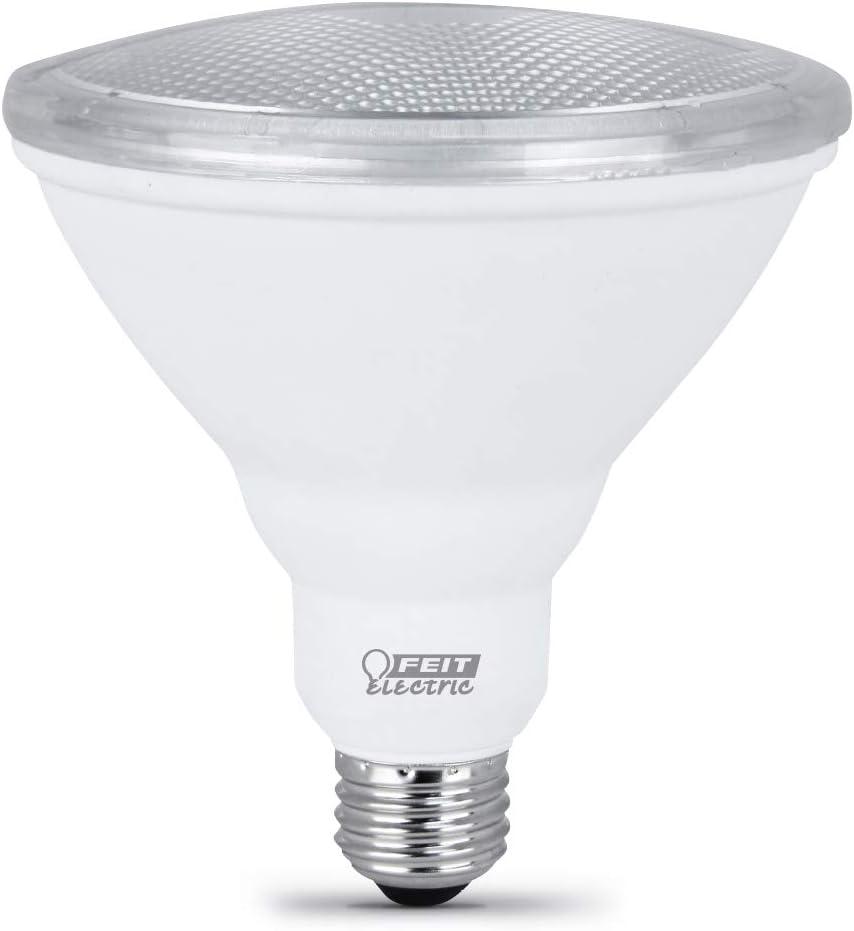 Feit Electric PAR38 LED Bulbs, 75W Equivalent, Non Dimmable, LED Flood Light Bulbs, 10 Year Life, 750 Lumens, 3000k Warm White, E26 Base, Damp Rated, 2 Pack, PAR3875/10KLED/2