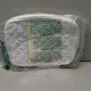 Bible Cover Case for Women,Large Bible Tote Bags Organizer Quilted Carrying Case for Girls,Bible Study Supplies Accessories Christian Gifts for Women (greenblue pin, M)