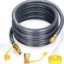 3/4" Natural Gas Hose for Generator, 50FT 3/4" ID Natural Gas Hose with Quick Connect for NG/LP Propane Appliances, Grill,Patio Heaters,Generators, Indoors & Outdoors CSA Certified