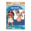 Disney Moana Valentines With Tattoo Arm Bands, 16 ct - 2 Pack