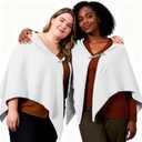 Pashmina Shawl Wraps for Women Poncho Shawl Knit Cape Cashmere Wrap for Evening Dresses and Daily Wear.