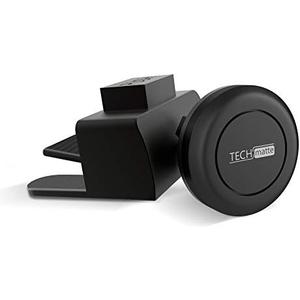 TechMatte MagGrip Universal Magnetic CD Slot Mini Car Mount, Case Friendly CD Slot Phone Holder Compatible with All Smartphone (1 Pack)