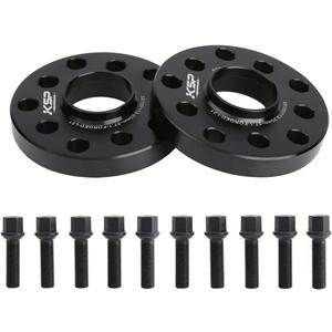 KSP 5X100 Wheel Spacer for A3 A4 A6 A8 S4 S6 S8 Quattro TT, 2pcs 5x112 Spacers fit Golf Jetta Passat, 20mm Spacer with 10pcs M14x1.5 Sphere Seat Lug Bolts 57.1mm Hub Bore Compatible With Audi VW Sedan