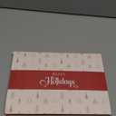 Season's Greeting Christmas Money Cards with Envelopes Set - 20 Cards 3.2x6.7 Inches, 20 Kraft Envelopes, 24 Stickers, Money Holders for Cash, Gift Cards, Smudge-Free, Blank Inside