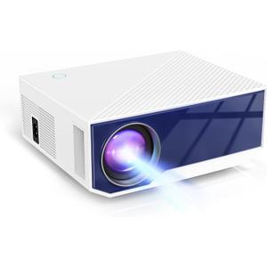 ZDK Native 1080P 18000 Lumen 4K Supported Projector with wifi and bluetooth, Bedroom Outdoor Indoor Projector Compatible with Smartphone, HDMI, USB, AV, Fire Stick, PS5 for Home, Bedroom, Outdoor Use