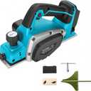 3-1/4-Inch Cordless Electric Hand Planer Compatible with Makita 18V Battery (Tool Only, Brushless Motor), Not an Official M@kita Product