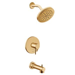 Moen Align Chrome M-CORE 4-Series tub/shower  Brushed Gold UT4293EPBG
