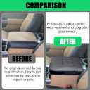 Center Console Cover for 2023 2024 2025 Ford F250 F350 F450 F550 Bucket Seat Console, Scratch-Resistant Armrest Cover for 2023 2024 2025 Ford Super Duty Interior Accessories (Bucket Seat Only)