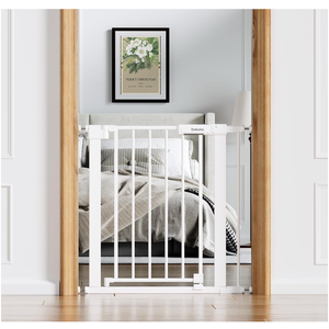 Babelio 26-31 in Narrow Baby Gate for Stairs with Wide Door, PressGuard II