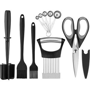 Kitchen Gadgets Set - 6 Pcs Cooking Utensils Collection - Essential Cooking Tools for Home Chefs - Durable Kitchen Accessories & Cooking Appliances