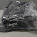 Extra Long Collapsible Wagon Cart, 480LBS Heavy Duty Utility Wagons with All-Terrain Wheels, Foldable Grocery Carts for Gardening, Shopping, Beach, Camping, Black (Ebony)