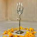 Craftsofindia Brass Trishul for Pooja  5.5 Inch Hindu Trident for Home Temple & Spiritual Dcor | Mahadev Shiva Trishool for Puja & Protection