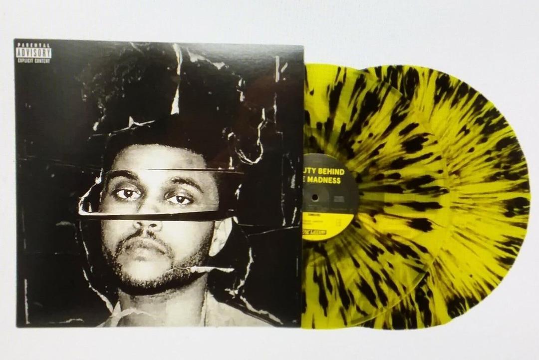 Beauty Behind The Madness Yellow w/ Black Splatter Explicit Lyrics