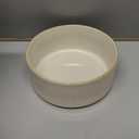 famiware Star Dinnerware Set, Plates and Bowls Sets for 4 (12pcs), Ribbed Stoneware Dishes - Chip & Scratch Resistant, Microwave & Dishwasher Safe Tableware, White