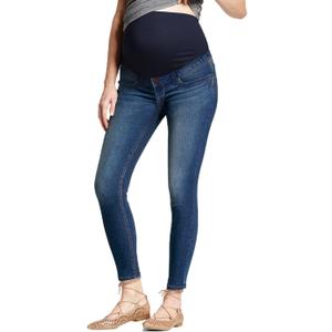 Hybrid & Company Stylish and Comfortable Women Super Stretchy Maternity Jeans (Medium, Medium Was)