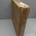 KINLINK 16x16 Picture Frame, Natural Square Solid Wood Frames for Pictures 12x12 with Mat or 16x16 without Mat, Wall Display Photo Frames Natural Wood 4 Pack