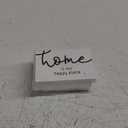 Jetec 3 Pcs Family Home Blessed Rustic Wood Sign Mini Wood Decorative Farmhouse Woodworks Table Shelves Decorations Sign for Bedroom Kitchen Living Room Table Decor(White,4.25 x 2.76 x 0.59 in)