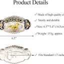 Western Rodeo Belt Buckle for Men Big Cowboy Rodeo Horse Belt Buckles Large Belt Buckle Halloween Christmas