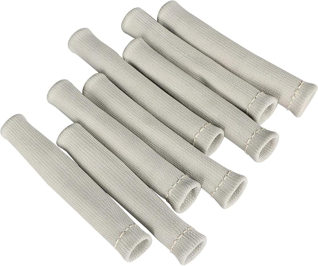 Spark Plug Wire Heat Shield Boot Protector Resistant 1200 Spark Heat Sleeve for 289 327 454 502 Gray 8 Pcs
