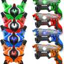 Laser Tag: Laser Tag Guns Set of 4 with Vests, Infrared Lazer Tags Game, Lazer Tags Set 4 Player for Kids Adults, Toys for Kids Ages 6 7 8 9 10 11 12+ Year Old Boy Birthday