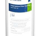 Pentair Pentek DGD-5005-20 Big Blue Water Filter, 20-Inch Whole House Sediment Filter Cartridge Replacement, Dual-Gradient Density Spun Polypropylene, 20" x 4.5", 5 Micron, Pack of 1, White