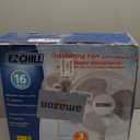 EZ-Chill 16 Oscillating Pedestal Fan, 3-speed Options, 90-Degree Oscillating Head, Adjustable Height and Tilt, Powerful Air Flow, White, MTSP15-16AZ