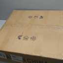 Lanhall 6-Light Farmhose Chandelier for Dining Room Light Fixture Faux Wood Kitchen Pendant Light Round Rustic Ceiling Hanging Lighting with Glass Globes Adjustable Height Metal E26