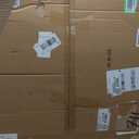 HOJINLINERO Round Coffee Table,Nesting Coffee Table Set of 2,Center Tables for Living Room,Office, Home Small Space,Stacking Side Tables,Sturdy and Easy Assembly,Wood Desktop,Brown