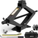 Universal Scissor Jack 3 Ton, Portable Car Jack Kit 3 Ton with Lug Wrench, Heavy Duty Tire Changing Kit, Emergency Lifting Jack for Car SUV ATV