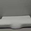 Derila Cervical Queen Size Pillow for Sleeping - Support Pillow for Side, Back, Stomach Sleepers - Contour Best Bed Pillows for Sleeping (1 Pillow | White)
