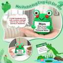 Mom Gifts, Gifts for Mom from Daughter Son, Moms Birthday Gift, I Love You MOMs Present for Moms Mother in Law Step Mama Mommy, Mother's Day Birthday Gift Cute Handmade Crochet Positive Frog