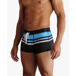 COOFANDY Men's Square Leg Swim Briefs Tight Swim Trunks Swimsuit Athletic Bathing Suit Swimwear with Liner Size M