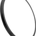 20 Inch Large LED Flush Mount Ceiling Light, 40W,4350LM, 3000K/4000K/6000K CCT Selectable, 0.98inch Super Slim Low Profile Round Flat Panel Light for Bedroom,Kitchen,Hallway(Black)