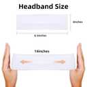 Tobeffect Turban Headbands for Women 8 Pack Non Slip Headband Boho Twisted Wide Head Band Womens Cloth Fabric Hair Wraps Accessories Black White Headbands