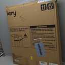 keny Extra Wide Baby Gate - Auto Close Safety Gate, Pressure Mounted, 29"-47.3", 30" Tall, Black