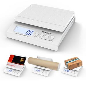 Postal Scale, Transportation Scale, Parcel Scale 30kg/66lb 1g/0.1oz, with Battery and Stainless Steel Scale Plate, can be Used for Home Kitchen, Postal, Transportation, and Parcel