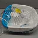 Homedics Bubble Mate Foot Spa, Toe Touch Controlled Foot Bath with Invigorating Bubbles and Splash Proof, Raised Massage Nodes and Removable Pumice Stone