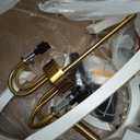 Rustic Farmhouse Chandelier 4 Light Vintage Orb Light Fixture Dining Room Candlestick Chandeliers Wood Pendant Lighting for Living Room Kitchen Bedroom Entrance Foyer Hallway