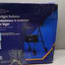 Medline Superlight Aluminum Rollator, Black - Ultra-Lightweight, Foldable & Durable Mobility Walker