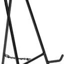 Red Co. 11 Tall Modern Metal Tripod Plate Stand and Art Holder Easel, Black