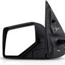 For Ford Explorer 2006 07 08 09 2010 Door Mirror Driver Side | Power | Non-Heated | Chrome | w/Puddle Light | Replacement For FO1320417 | 6L2Z-17683-DAA, 6L2Z-17D743-BA