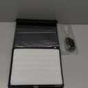 Keyboard Case for iPad Air 13 inch (M2-2024, M3-2025) & iPad Pro 12.9 inch (6th, 5th, 4th, 3rd Generation) Case with Keyboard Dazzle Magic Keyboard Backlit Built-in Pencil Holder with Mouse - Black