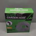 Garden Hose 50ft, Heavy Duty Stainless Steel Water Hose with 10 Functional Nozzles, No Kink, Lightweight and Flexible, Easy to Use and Store, Strong and Sturdy, Suitable for Yard and Lawn