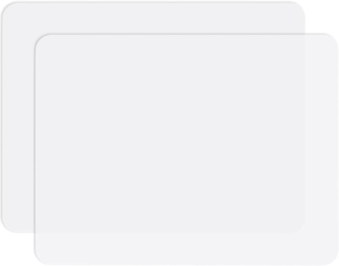 Gartful 2 Pack Silicone Crafting Mats, 15.7" x 11.8" Silicone Mat For Crafts, Large Heat Resistant Sheet For Jewelry Casting, Epoxy Resin, Wax Seal, Drawing, Countertop Protector, Placemat,Translucent