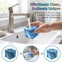 2 x Slow Rising Stress Cube Large Squishy Fidget Toys for Anxiety Relief Soft Sensory Squeeze Toys for Kids Adults Stress Balls for Focus Classroom Prizes Party Favors